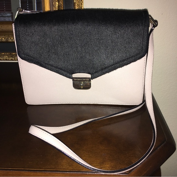 kate spade Handbags - Kate Spade Sayra light purple leather with Hyde calf hair bag